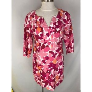 Boden Womens Tunic Size 10 P Floral Pink
